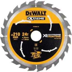 DEWALT - Пилен диск за дърво 210x30 мм, 24 зъба DT99565 (DT99565)