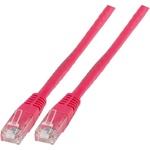 EFB Elektronik Rj45 пач корда категория 6, неекранирана u-utp, pvc cca, розова, efb (1.0 м) (k8100ma.1)