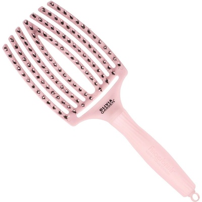 Olivia Garden Fingerbrush Combo Medium kartáč pastelově růžový FB1PC-PI – Zboží Dáma