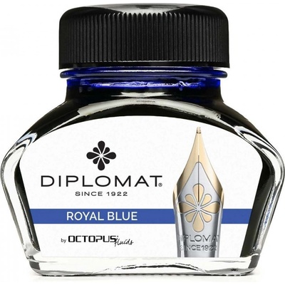Diplomat Octopus Royal Blue lahvičkový inkoust modrý – Sleviste.cz