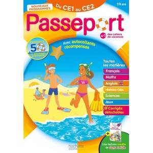 Passeport - Du CE1 au CE2 7/8 ans - Cahier de vacances (2026)