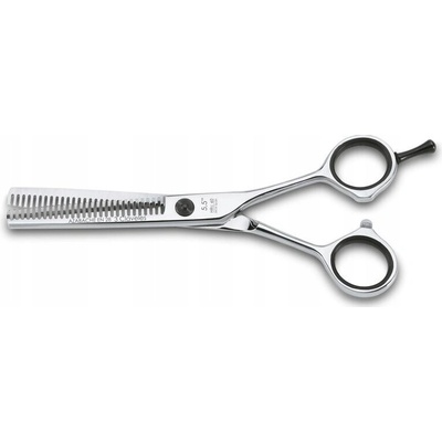 3 Claveles Redukčné nožnice na vlasy Concave Azabache 5,5" pre úravákov