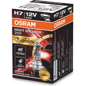 Osram Night Breaker 200 H7 PX26d 12V 55W