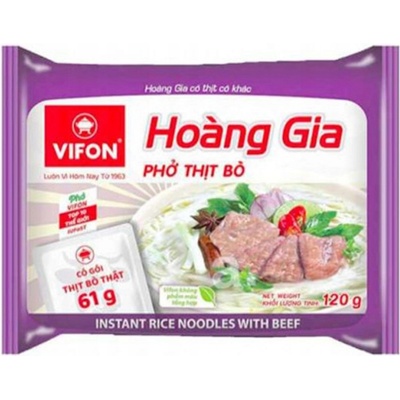 Hoang Gia Pho Bo Instantná hovädzia polievka s mäsom 120 g