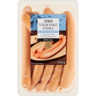 Tesco Viedenské párky 500 g