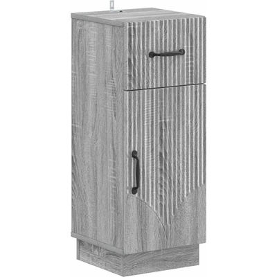 vidaXL Шкаф за баня HOORN Сив Сонома 30 x 31 x 77 см (897271)