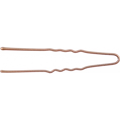 Vlnitá vlásenka Duko 452Z - 4,5 cm, zlatá - 20 ks