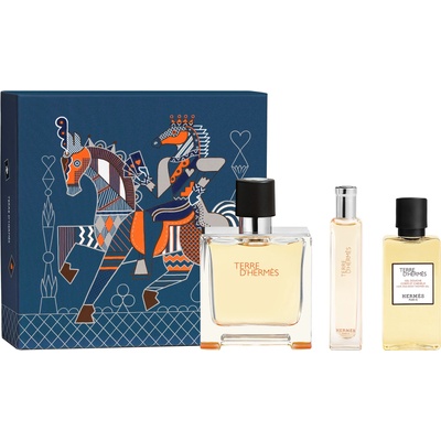 Hermès КОМПЛЕКТ HERMÈS Terre D'Hermès Parfum Eau de Parfum мъжки 75ml