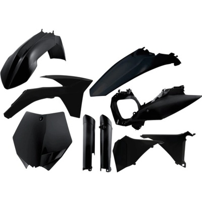 Acerbis plastový full kit full kit sa hodí pre KTM SX 2011 čierna