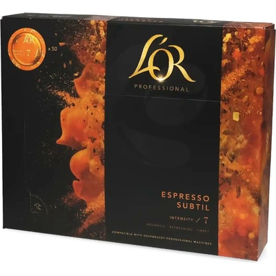 L‘OR Espresso Subtil kávové kapsle do Nespresso Professional 50 ks