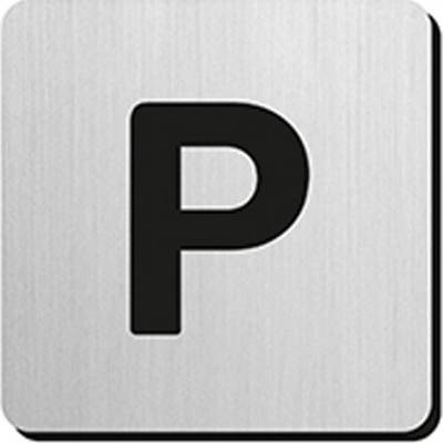JNF - PIKTOGRAM PÍSMENO "P" - IN.34.300 - 75 mm - nalepovacie NEM - nerez matná | MP-KOVANIA.sk