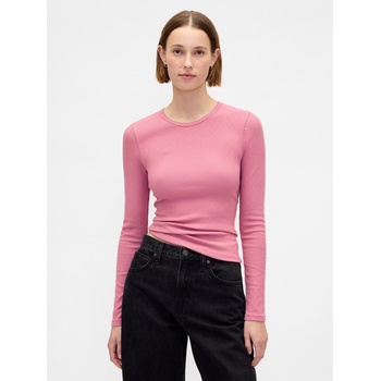 GAP Тениска с ребра GAP GAP | Rozov | ЖЕНИ | XXS