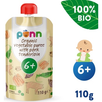 Salvest Ponn BIO Свинско филе с зеленчуково пюре (110 г)