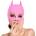 Black Level Cat Vinyl Head Mask Pink