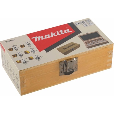 Makita Router Bit Set 8 mm 6 pcs