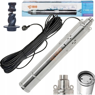 Dambat IBO 3" SQIBO 0,75 230V kabel 15 m