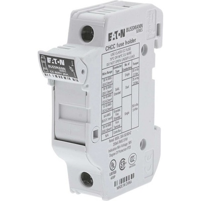 Eaton CHCC1DU držák pojistky 1fázový Vhodné pro (pojistky) pojistky 10,3 x 38 mm 1pólový 30 A 600 V 12 ks