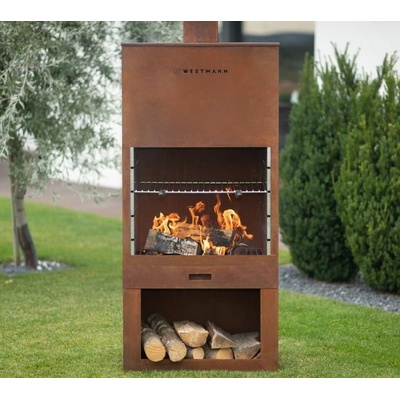 Westmann Krb s grilom 70x41x229 cm hrdza