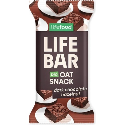 Lifebar Oat Snack шоколадов с лешници BIO 40 г Вкус: лешник