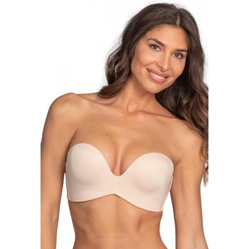 Wonderbra Ultimate Strapless bardot push-up bez kostic tělová