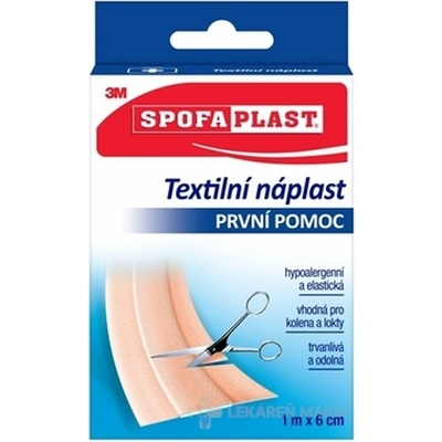 3M SPOFAPLAST č.154 Textilná náplasť skladačka 6 cm x 1 m 1 ks