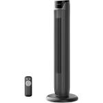 Pelonis Tower Fan with Remote Control - 5 Speed Levels & 4 Modes (AI/Night/Natural Wind) 9H Timer, LED Display with Memory Function - Energy Saving Fan for Office Bedroom - PE-FZ10-25MR-DE (PE-FZ10-25MR-DE)