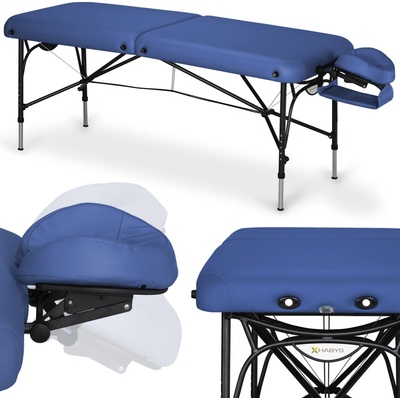 HABYS Hliníkový masážny stôl Smart Alu 70 cm - tmavo modrý