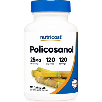 Nutricost Policosanol, 25 mg, 120 капсули, Nutricost