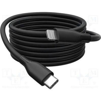 Digitus AK-600110-020-S USB 2.0; vidlice Apple Lightning,USB C vidlice, 2m, černý