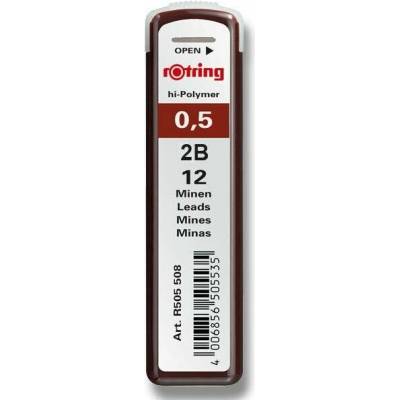 Rotring Tuhy 0,5 mm tvrdost 2B 1520/5055060 12 ks