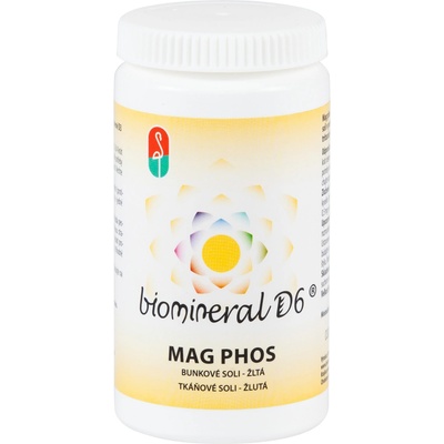 Herbarium Projekt MAG PHOS relaxácia svalov a nervov bunková soľ Magnesium phosphporicum žltá 180 pastiliek