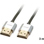 Lindy HDMI кабел High Speed A/A, 3м, Lindy, Cromo Slim 41675 (41675)