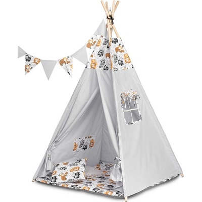 Caretero Toyz Палатка Tipi Raccоns Grey Caretero Toyz