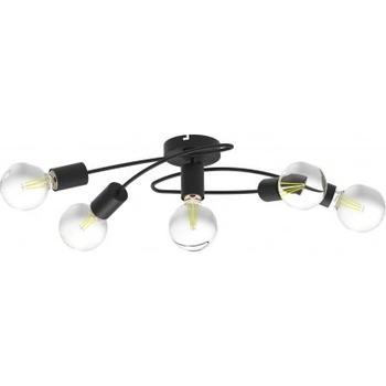 Mitea Lighting M190135 - Полилей, черен, 5xE27, 40W (M190135)