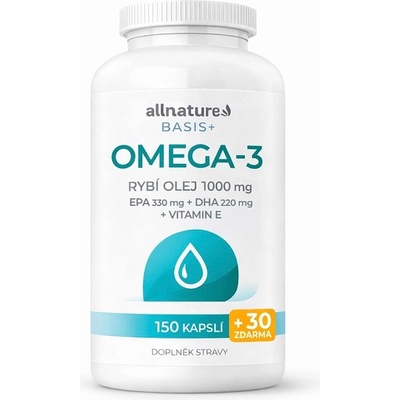ALLNATURE Basis + Omega 3 150 + 30 kapsúl