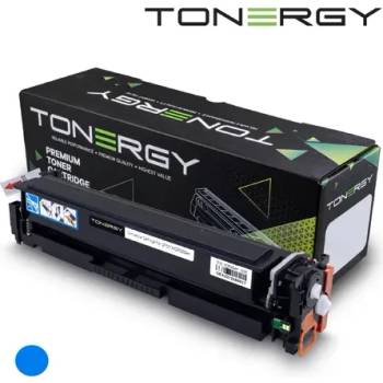 Compatible съвместима Тонер Касета Compatible Toner Cartridge HP 202X CF501X CANON CRG-054H Cyan, High Capacity 2.5K (TONERGY-CRG054H-C)