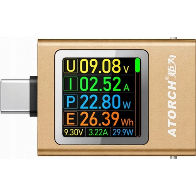 Atorch AT085 PD3.1 QC3.0 zlatý