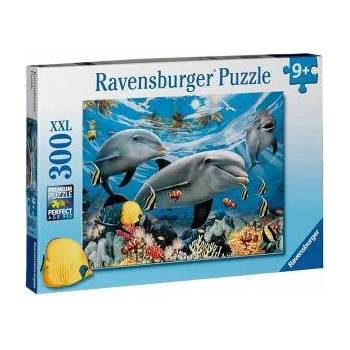 Ravensburger Пъзел 300 части - Делфини - Caribbean Smile - Ravensburger, 700937