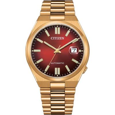 Citizen Мъжки часовник CITIZEN Tsuyosa Automatic NJ0153-82X, Златен / Червен (CITNJ0153-82X)