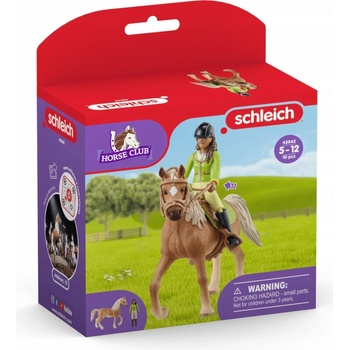 Schleich 42542 Sarah s pohyblivými klouby na koni