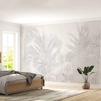 Decono Фототапет Бледосив Тропик