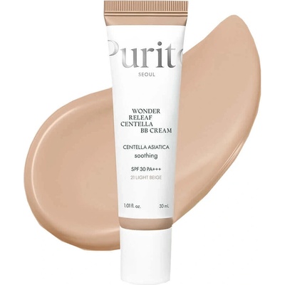Purito Seoul Wonder Releaf Centella BB Cream SPF 30 PA+++ #21 Light Beige BB krém s Centella Asiatica 30 ml – Zboží Dáma