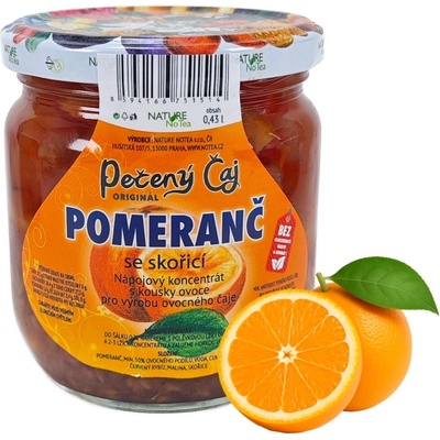 Nature NoTea Pečený čaj Pomaranč so škoricou 430 ml