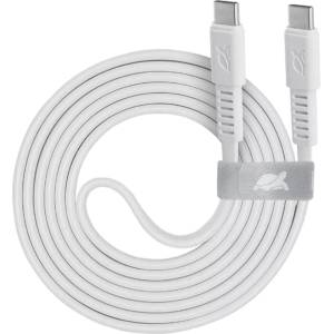 RIVACASE Кабел Rivacase - PS6005WT21, USB-C/USB-C, 2.1 m, бял (PS6005WT21)