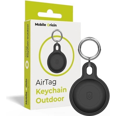 Mobile Origin Силиконов ключодържател за Apple AirTag - Mobile Origin AirTag Outdoor Silicone KeyChain (черен) (FRL-ATOD-BLK)