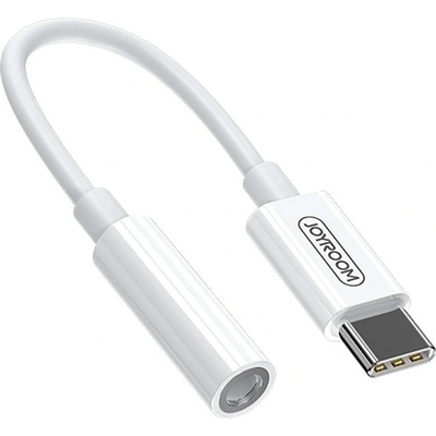 JOYROOM Адаптер Joyroom SH-C1, 3.5mm mini jack към USB-C, бял (SH-C1 White)