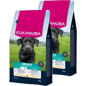 EUKANUBA за възрастни кучета от големи породи с пилешко месо 2x15кг