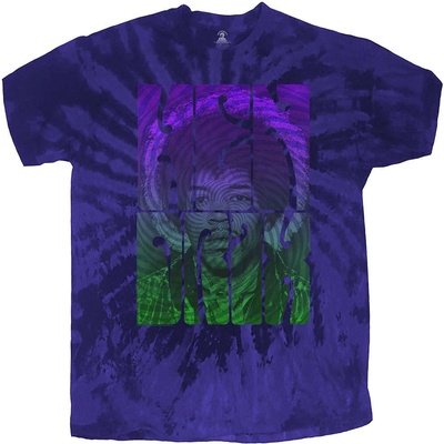 Jimi Hendrix Swirly Text (Wash Collection) Blue M Риза (JHXTS25MDD02)