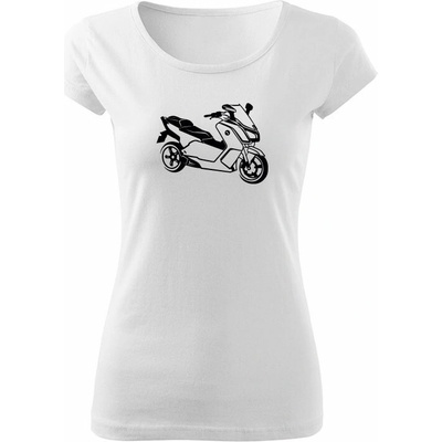 ZZ T-ričko BMW C-Evolution dámske tričko Biela