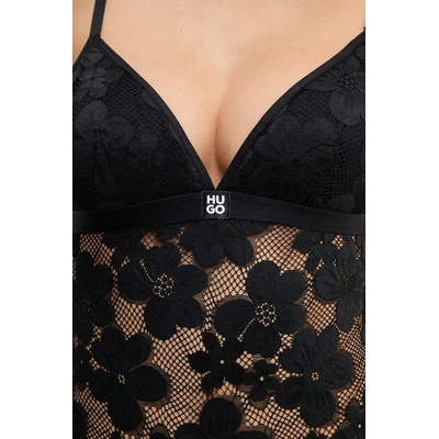 HUGO боди дамско от дантела bloom lace bodysuit (50561602)